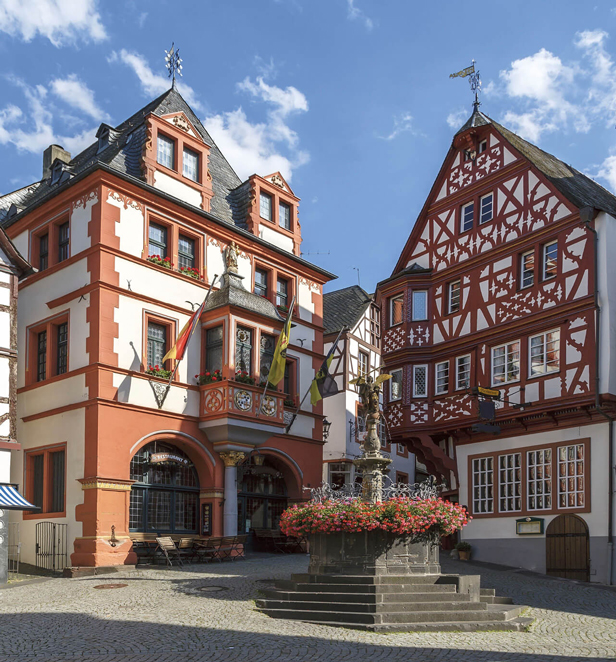 Traditional buildings in Bernkastel, Germany