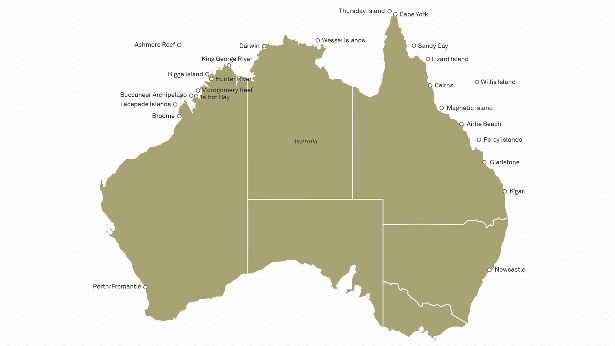 Map of Australia