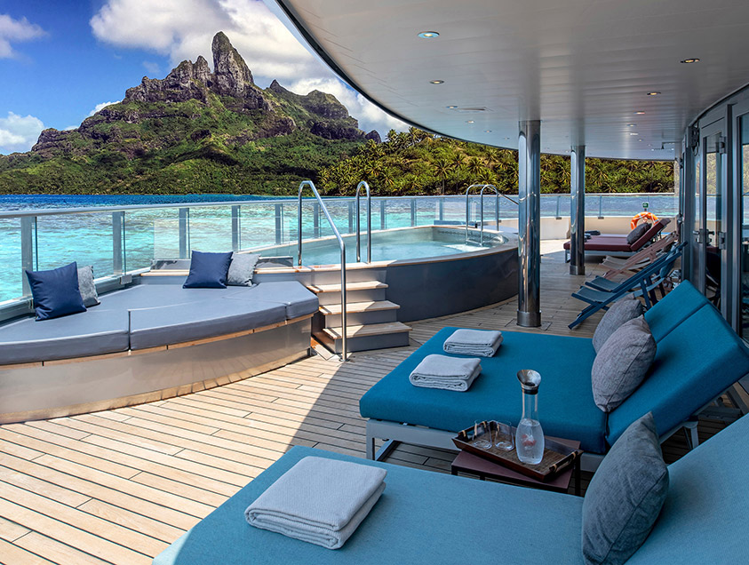Scenic Eclipse II Spa Deck, Bora Bora