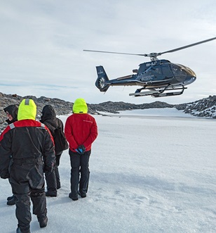 Scenic Eclipse II helicopter excursion in Cape Denison, Antarctica