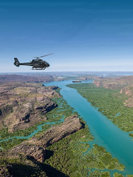 Scenic Eclipse Helicopter, Kimberley, Australia