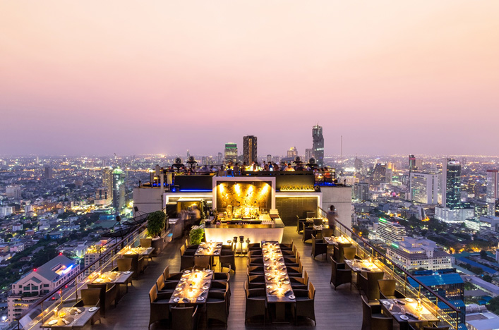 Moon Bar, Banyan Tree in Bangkok