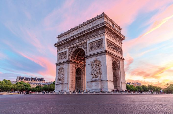 Arc de Triomphe, Paris, France