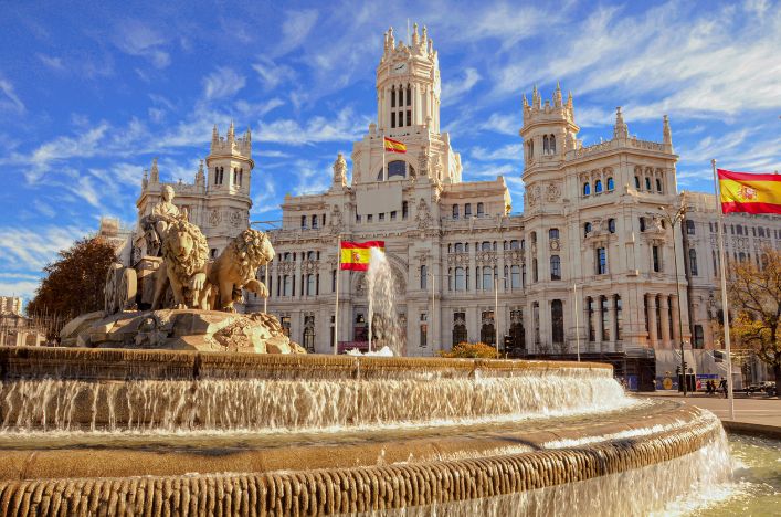 Cibeles Fountain, Madrid, Spain