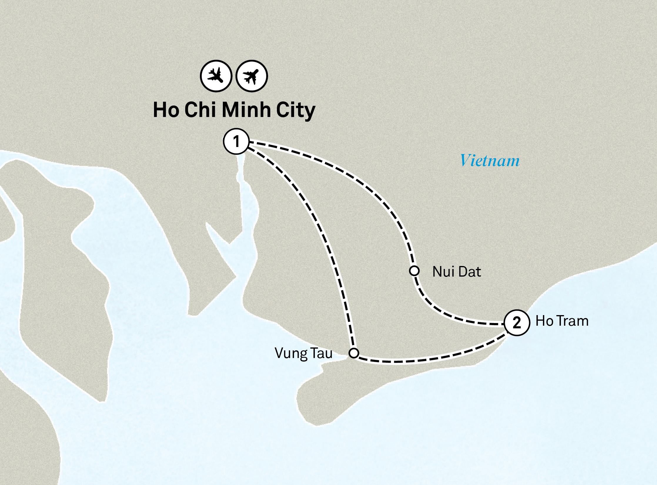 Map of Vietnam