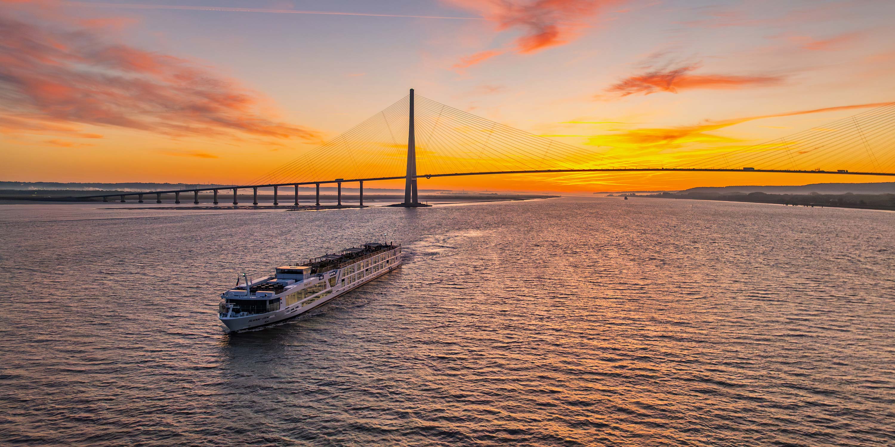 Scenic Gem and Scenic Eclipse meet up Honfleur, France - 19 September 2025