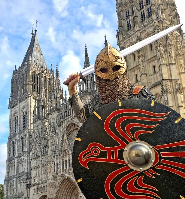 Rollo the Viking, Rouen, France