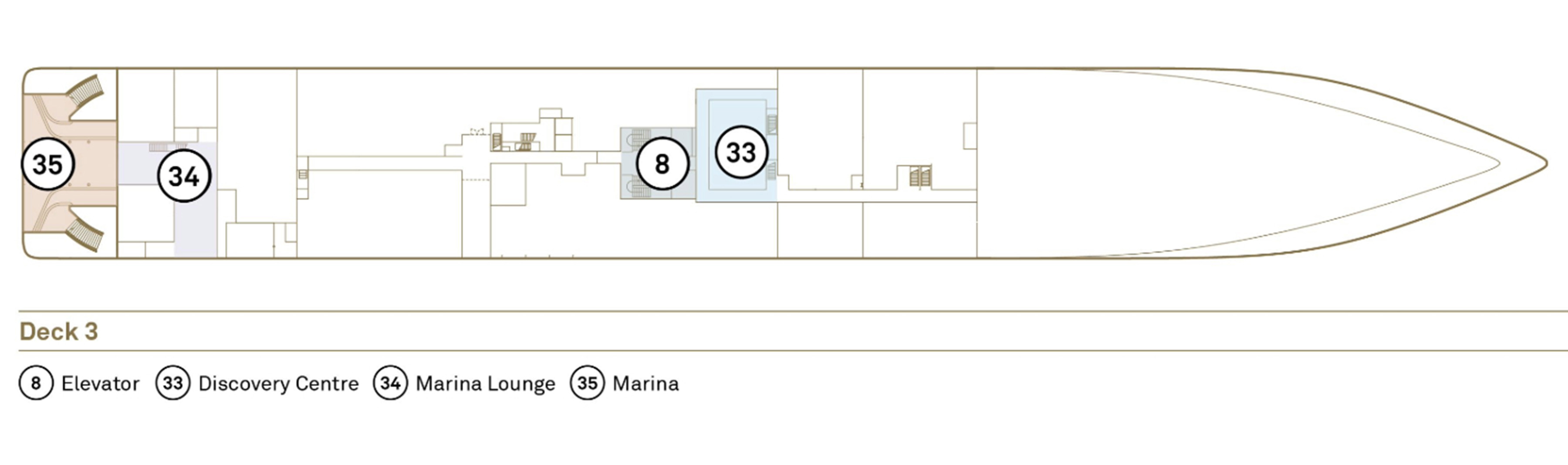 Scenic Ikon, Deck Plan
