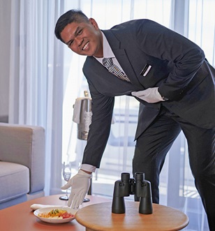 In suite butler service