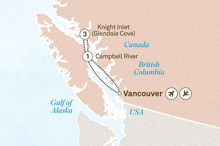 Knight Inlet map