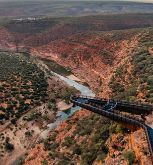 Kalbarri Skywalk in Western Australia