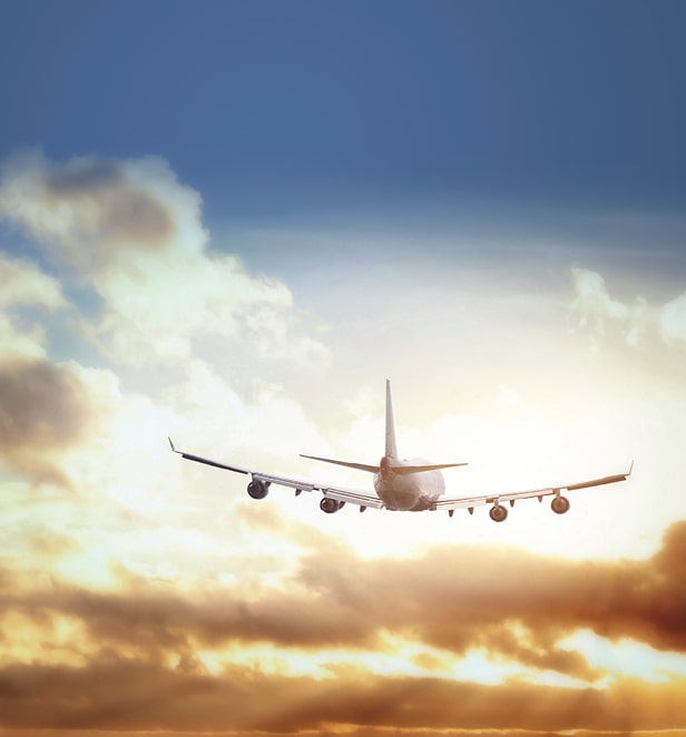 Image of an airplane taking off