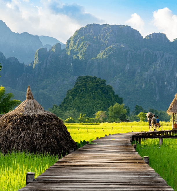 Vang Vieng scenery Laos