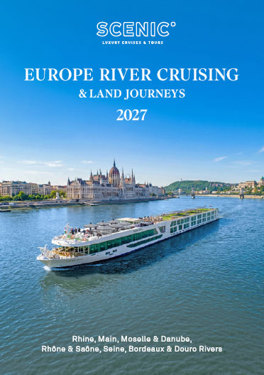 Europe River Cruising & Land Journeys 2027 brochure cover