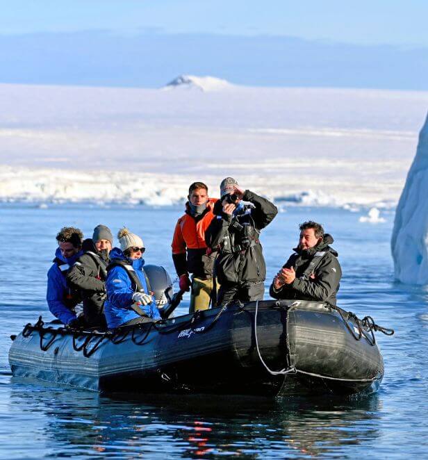 Zodiac Excursion in Antarctic Peninsula