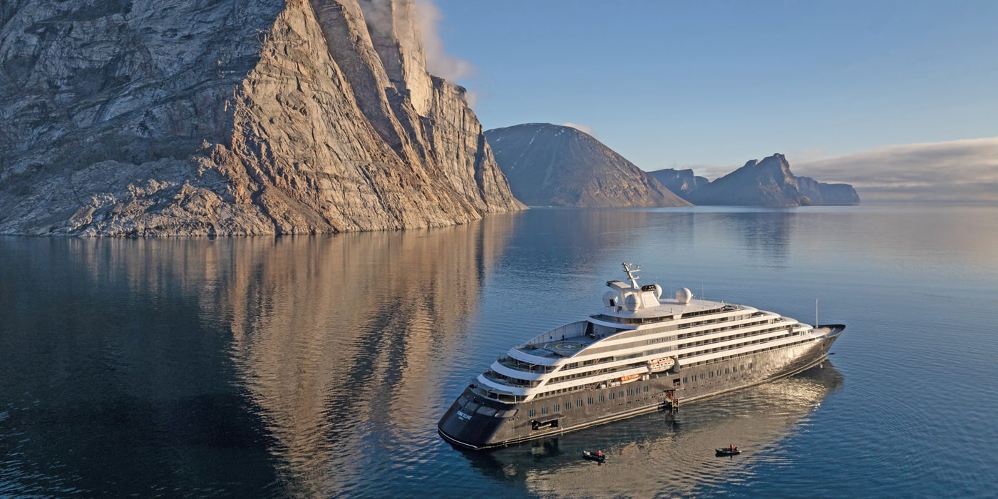 Scenic Eclipse in the Arctic